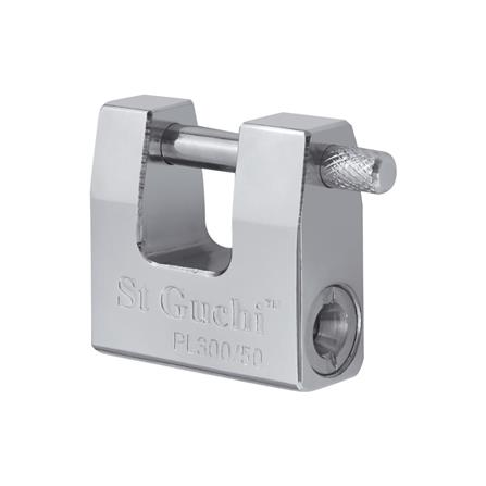 ST. GUCHI PADLOCK SINGLE PL300 50MM 1 EACH CHROME