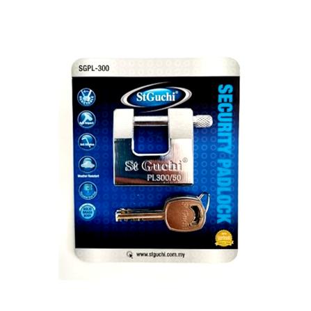 ST. GUCHI PADLOCK SINGLE PL300 50MM 1 EACH CHROME