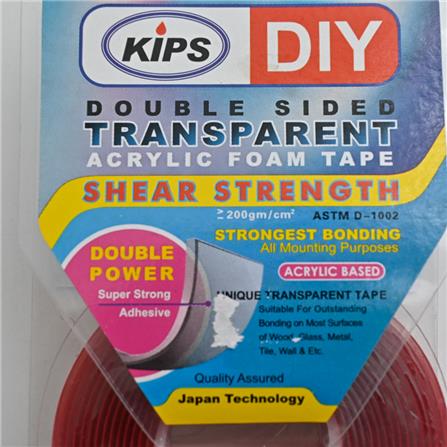 KIPS DOUBLE-SIDED ACRYLIC FOAM TAPE 24MMX2M