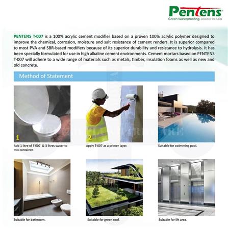 PENTENS CEMENT MODIFIER T-007 20KG
