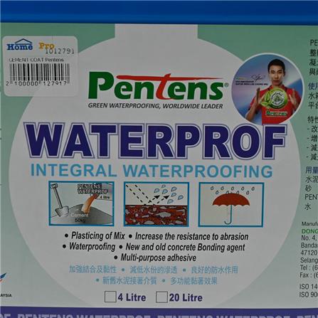 PENTENS WATERPROF ADMIXTURE 4L