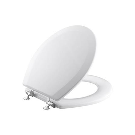 SERICITE PLASTIC TOILET SEAT HDS&C WHITE