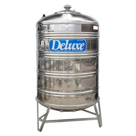 DELUXE STAINLESS STEEL WATER TANK VERTICAL WITH STAND ROUND BOTTOM CL10KT 500L