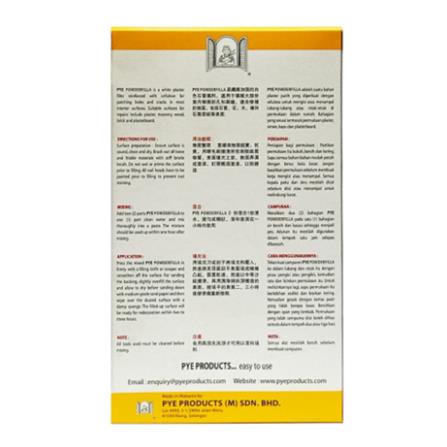 PYE POWDERFILLA 454GM FILLERS