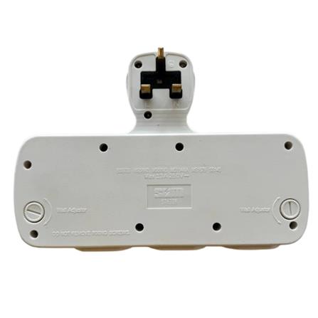 6 WAY T-ADAPTOR WITH NEON + SURGE S7633N SUM