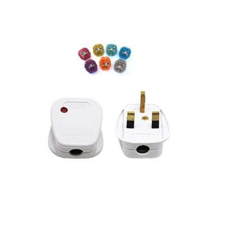 SUM 13A PLUG TOP W/NEON 145N-COLOR[BP]