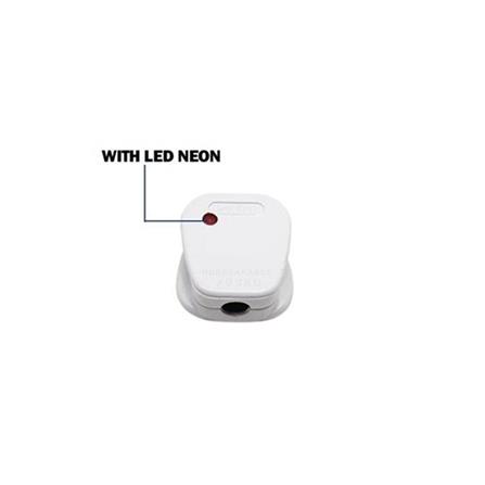 SUM 13A PLUG TOP W/NEON 145N-COLOR[BP]