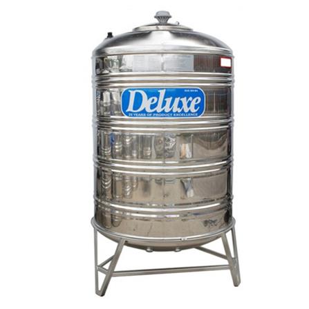 DELUXE STAINLESS STEEL WATER TANK VERTICAL WITH STAND ROUND BOTTOM CL20K 850L