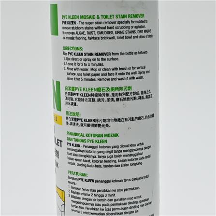 PYE  KLEEN STAIN REMOVER 1 LITRE