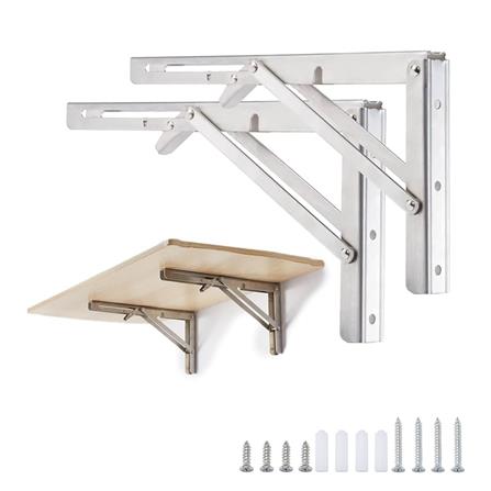 AVIO FOLDABLE SHELF SUPPORT SELF-LOCK STAINLESS STEEL EACH