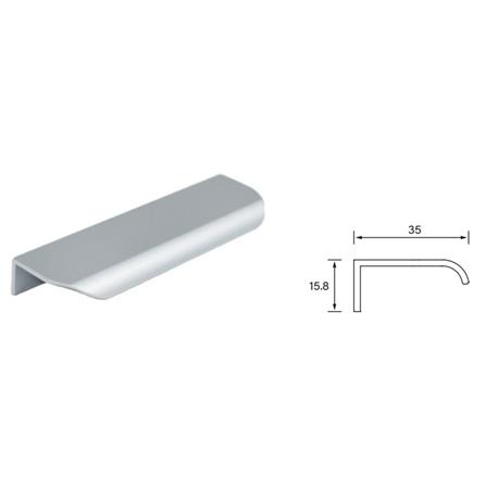 AVIO HANDLE NOVA HDL416 64MM SILVER LACQUER