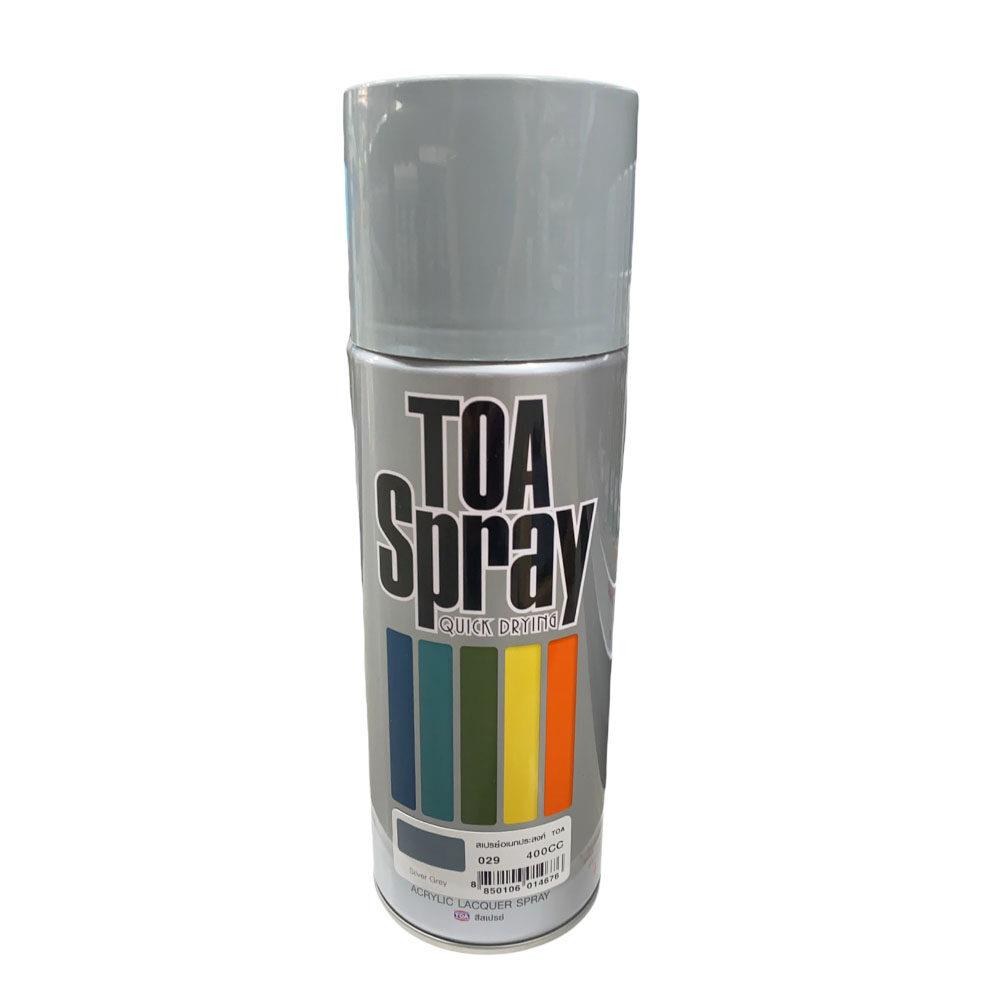 TOA AEROSOL SPRAY PAINT 400CC 029 SILVERGREY