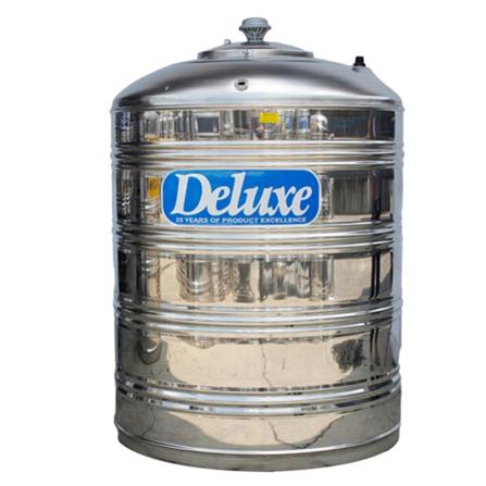 DELUXE STAINLESS STEEL WATER TANK VERTICAL WITHOUT STAND FLAT BOTTOM CL60F 3,000L