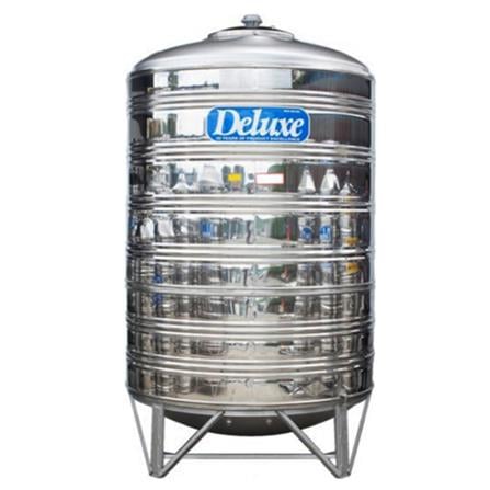 DELUXE STAINLESS STEEL WATER TANK VERTICAL WITH STAND ROUND BOTTOM CL330K 15,000L