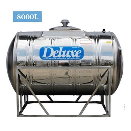 DELUXE STAINLESS STEEL WATER TANK HORIZONTAL WITH STAND CL160KH 8,000L
