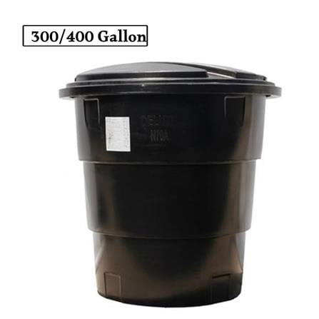 DELUXE POLYETHYLENE WATER TANK N300ARD ROUND (SLIM & TALL) TYPE 300/400 GALLON