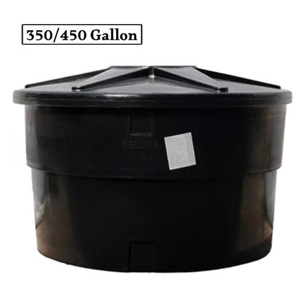 DELUXE POLYETHYLENE WATER TANK N350RD ROUND TYPE 350/450 GALLON