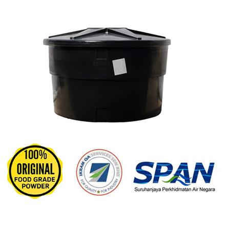 DELUXE POLYETHYLENE WATER TANK N400RD ROUND TYPE 400/500 GALLON