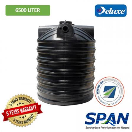 DELUXE POLYETHYLENE SEPTIC TANK VERTICAL TYPE 21PE DST5 6500L