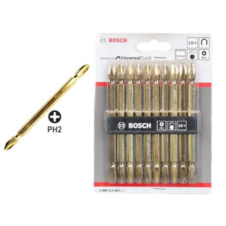 BOSCH SCREWDRIVER BIT PH2 110MM (MAGNETIC) 10PCS/PACK