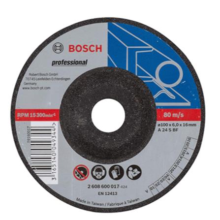 GRINDING DISC BOSCH A24S 2G 4" 2608600017