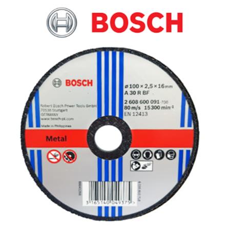 BOSCH CUTTING DISC A30RBF 4" 2.5X16MM (METAL) 2608600091