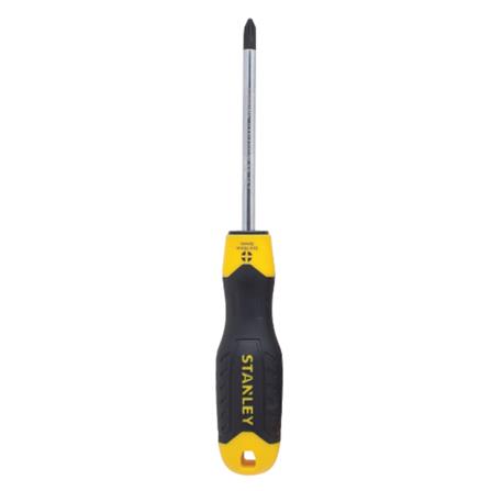 STANLEY SCREWDRIVER  CUSHIONGRIP (+) 1x200 YELLOW/BLACK