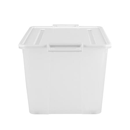 STORAGE BOX WITH WHEELS STACKO 2556 66L WHITE