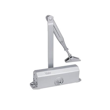 YALE SURFACE MOUNTED DOOR CLOSER C7722 SILVER