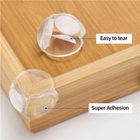 UNITE SAFETY ROUND CORNER CUSHION 8PCS CLEAR