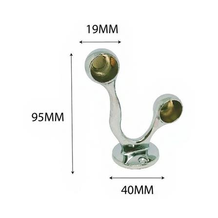 AVIO PIPE HOLDER-DOUBLE PH D341E.19.CH