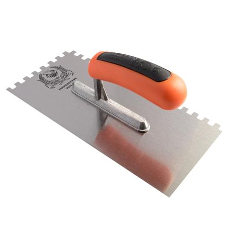 NOTCHED TROWEL WITH PLASTIC HANDLE SOMIC 4825/02 6MM