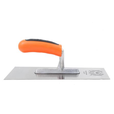 FINISHING TROWEL WITH PLASTIC HANDLE SOMIC 10IN BLACK-ORANGE