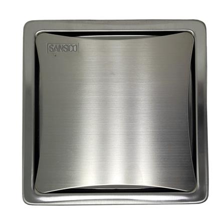SANSICO STAINLESS STEEL GRATING MAZE S2-M-R FLOOR DRAIN 6"X6"