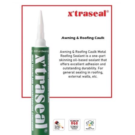 X'TRASEAL AWNING & ROOFING SEALANT 300ML WHITE