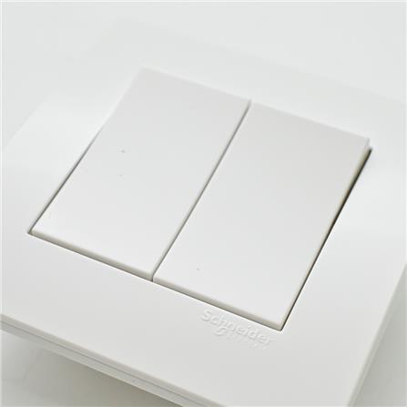 VIVACE 16AX 250V 2 GANG 1 WAY SWITCH SCHNEIDER