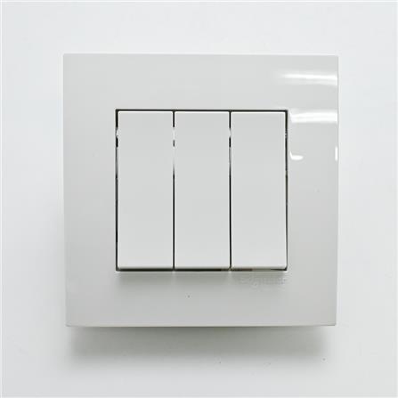 VIVACE 16AX 250V 3 GANG 1 WAY SWITCH SCHNEIDER