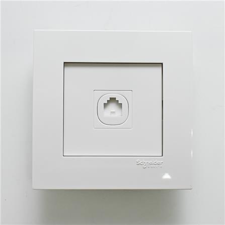SCHNEIDER VIVACE 1 GANG TELEPHONE OUTLET SHUTTER KB31TS