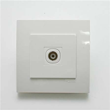 SCHNEIDER VIVACE 1 GANG TV CO-AXIAL OUTLET -TV/AUDIO KB31TV