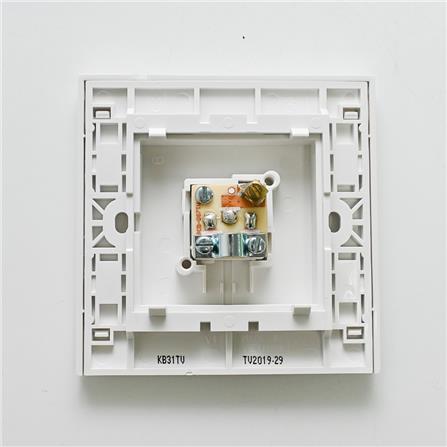 SCHNEIDER VIVACE 1 GANG TV CO-AXIAL OUTLET -TV/AUDIO KB31TV