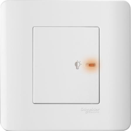 SCHNEIDER 1 GANG DIMMER SWITCH WITH LED E8431EPD4 WHITE