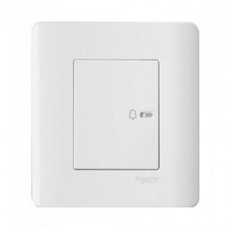 SCHNEIDER ZENCELO 10A BELL SWITCH WHITE E8431BP1