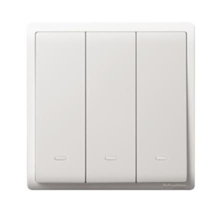 SCHNEIDER PIENO 3 GANG 2 WAY SWITCH E8233L2F WHITE G11