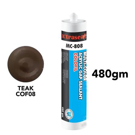 X'TRASEAL MULTI-COLOUR ACRYLIC GAP SEALANT 480G MC-808 TEAK