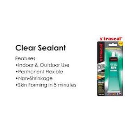 X'TRASEAL GLASS SEALANT GASKET MAKER 85GM