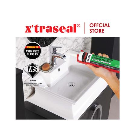 X'TRASEAL KITCHEN & BATHROOM SILICONE SN-505 CLEAR
