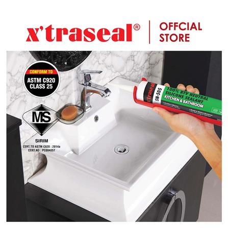 X'TRASEAL KITCHEN & BATHROOM SILICONE SN-505 WHITE