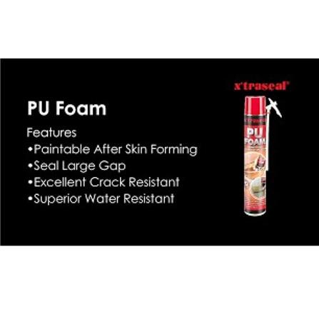 X'TRASEAL PU FOAM INSULATION & CONSTRUCTION FOAM 750ML