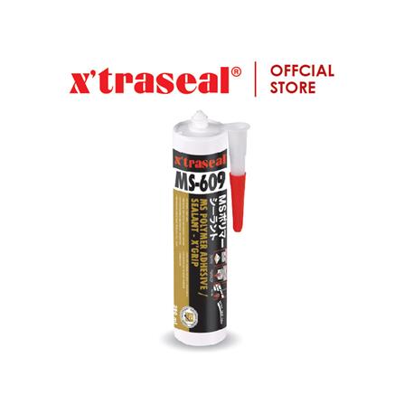 X'TRASEAL POLYMER ADHESIVE SEALANT X'GRIP 290ML MS609 WHITE
