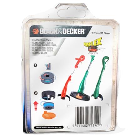 BLACK & DECKER REPLACEMENT LINE - AUTO FEED 37.5M 1.6MM A6046-XJ